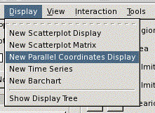 Open new parallel coordinates plot